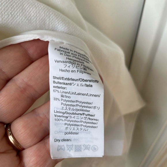 NWT J. Crew Belted faux-wrap dress in stretch linen - Picture 6 of 10